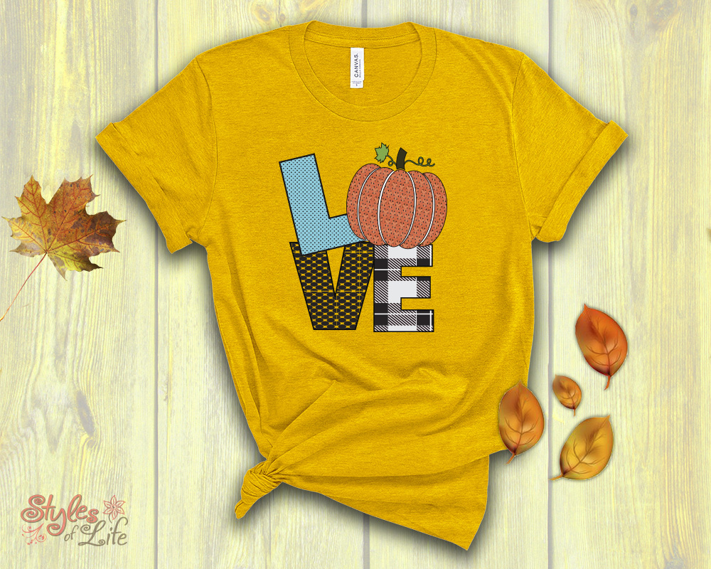love pumpkin shirt