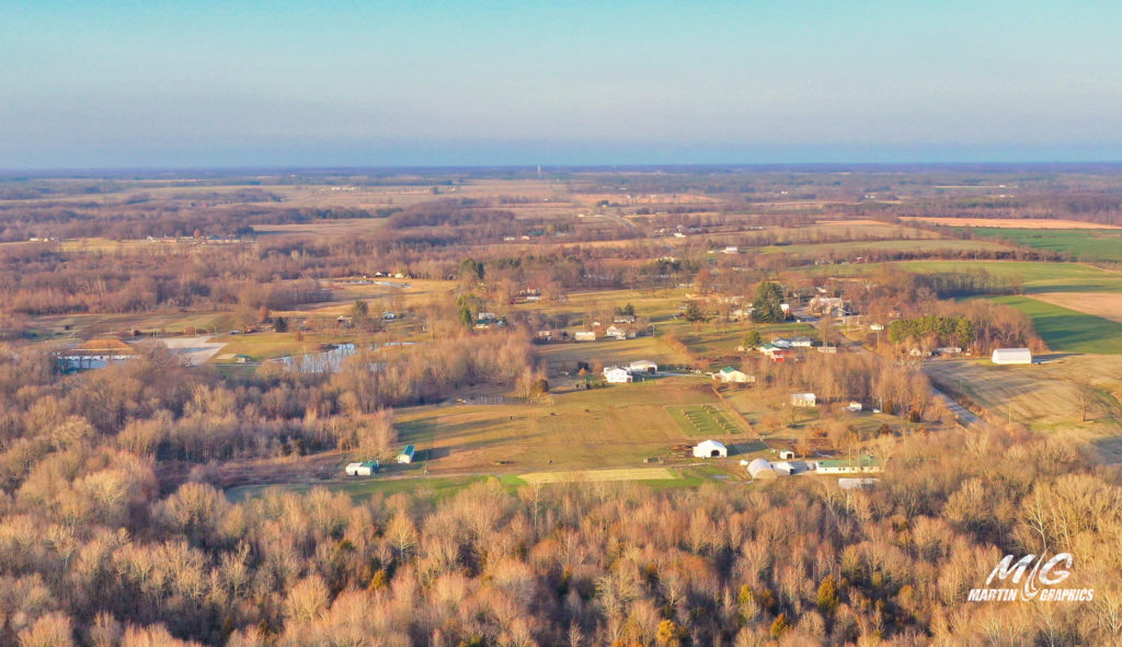 aerial photo orchardville illinois